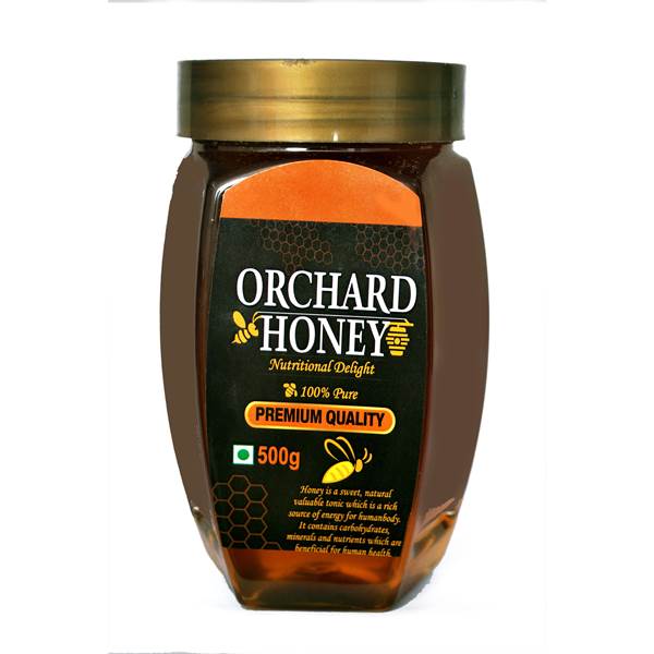 Orchard Honey (Premium Quality) 100 Percent Pure & Natural (No Additives, No Preservatives) (500 gm)